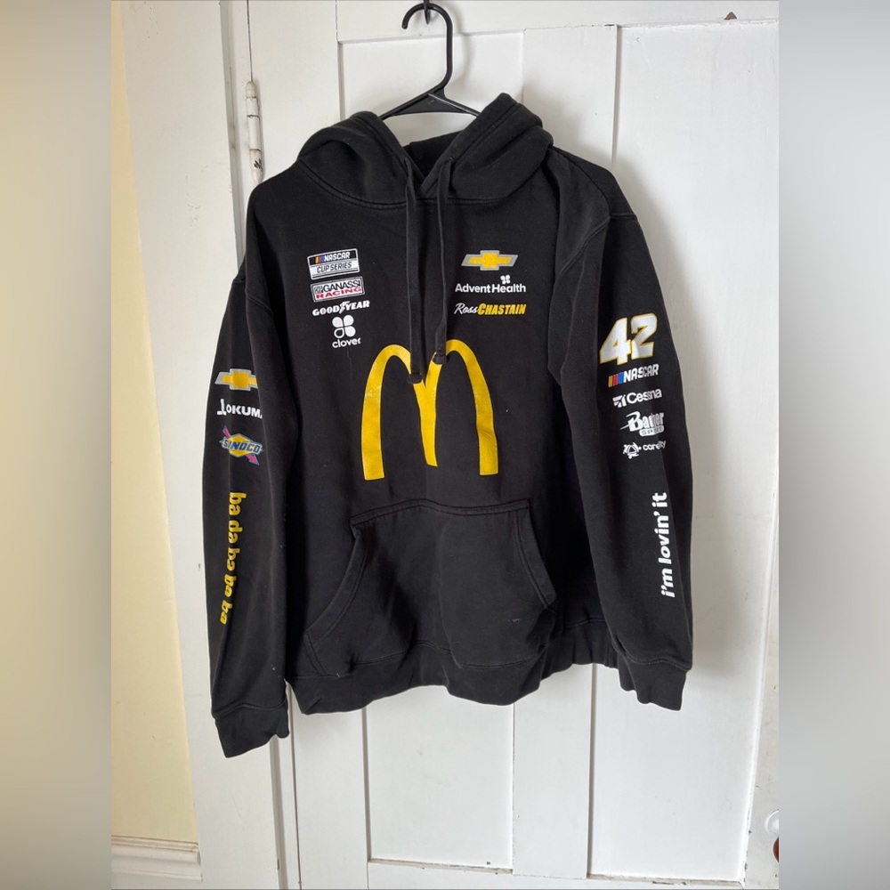 Ross chastain NASCAR racing McDonalds hoodie L